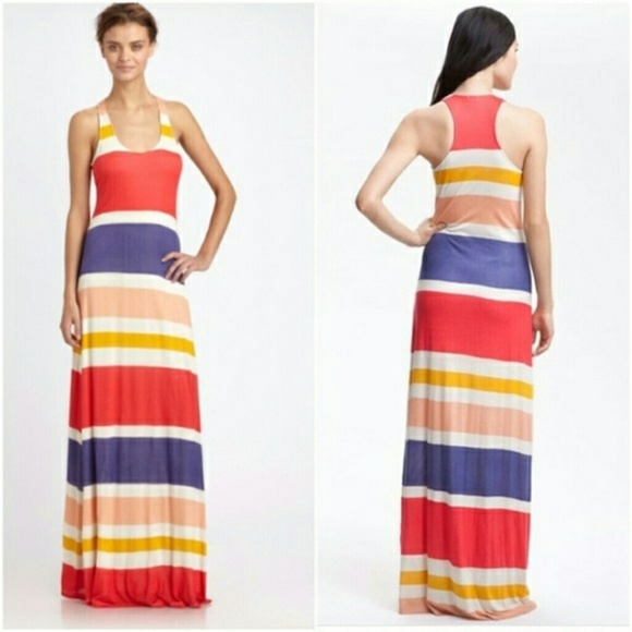 Sale Splendid Block Stripe‎ Maxi Tank Dress - Picture 3 of 3